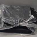 Stadium Seat for Bleachers with Back Support and Wide Padded Cushion Stadium Chair - Includes Shoulder Strap and Cup Holder (Black,2 Pack)