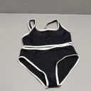 NECIOUS Girls Swimsuit Size 11-12 Girls Bathing Suit Adjustable Strap Black High Waist Cute Sporty Bikini Teen Swimsuit Swim Two Piece Swimwear 11-12 Y