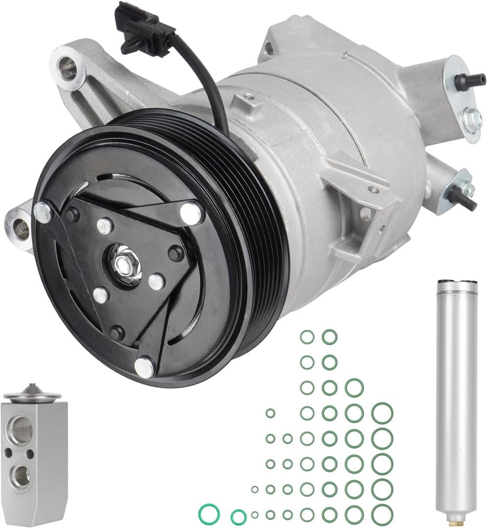 NEW Air Conditioning A/C Compressor Component Kit complete For Nissan Maxima 3.5L 2009 2010 2011 2012 2013, CO 11319C, KT 4873