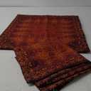 Ambesonne Antique Pillow Cushion Cover Pack of 2, Vintage Lacy Pattern from Ottoman Empire Palace Carpet Style Art, Decorative Square Accent Pillow Case, 2 Pcs-20" x 20", Orange Brown (20" x 20" (Pack of 2))