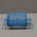 Teenyyou 7.09" X 4.72" Small Raffle Drum Upgraded Ticket Spinner Holds 600 Tickets Raffle Wheel Spinner with Stand Drum Cage for Games Events(Blue)