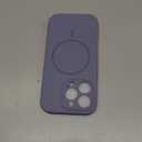 Miracase Magnetic for iPhone 16 Pro Case, [Soft Anti-Scratch Microfiber Lining], Compatible with MagSafe, Liquid Silicone Case Shockproof Drop Protection Phone Case for 16 Pro,Lavender Gray