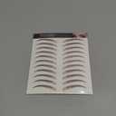 Eyebrow Tattoo 77 Pairs!Newly Improved 4D Hair-Like Authentic Tattoo Eyebrow,Popular Reddish Brown Eyebrow Transfers Sticker for Women Girls,Suitable Sizes,Waterproof and Long-Lasting 3-5 Day