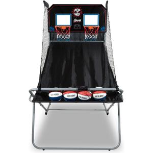 Pop-A-Shot - Dual Shot Sport | Arcade Basketball Game for Home | Paddle Scoring Hoop, 10 Game Modes, 4 Balls | Foldable for Easy Storage | Fun for All Players, 46 x 81 x 81 inches