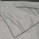 Ranznaz White Standard Pillow Shams Set of 2, 100% Cotton Embroidery Trims Pillowcases, Softer and Breathable Elegant Pillow Cover for Bedding, 20 x 26 Inches