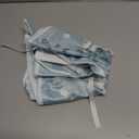 Snowflake Silver Christmas Tree Skirt Decorations Winter Gray Xmas Tree Mat 35 inch for Holiday Party Supplies Rustic Ornaments Small Tree Skirt