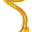 CLERKMANS Antique Gold Graduation Honor Cord, 2