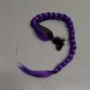 Purple Braids Ponytail 26 Inch Long purple Hair Extensions for Braids Cosplay Wig Suitable for Stage Party Halloween Costume Cosplay