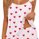 Ekouaer Pajama for Women Set 2 Piece Lightweight Summer Pajamas Soft Sexy Sleepwear Ruffle Cami and Shorts Bridal Pj, Large