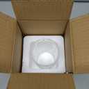 Glass Toothbrush Holders for Bathrooms, 10 oz Clear Tooth Brushing Dispenser, Small Tooth Brush Organizer for Vanity Countertop, Toothpaste Storage Stand, Tumbler Cup for Makeup Brushes (Flat Bottom - Small)