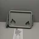 Medline Walker Flip Tray Table with 2 Cup Holders, Universal Tray for Standard Folding Walkers, Mobility Accessories for Home, Medical Equipment Accessories, Gray, 1 Count