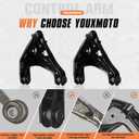 Front Lower Left Side Control Arm w/Ball Joint Assembly Fit for Ford Explorer 1995-2005, for Ranger 1998-2011, Fit for Mazda B3000 B4000 1998-2007(Torsion Bar Suspension Only)