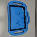 LTROP Kids Case for iPad A16 11th Generation (11-inch,2025)/ 10th Generation (10.9 Inch,2022)/ Air 5th/ 4th Gen 10.9 with Shoulder Strap, Shockproof Lightweight Handle Stand Child Bumper Case, Blue