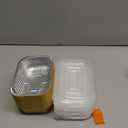 LNYZQUS 1lb Small Aluminum Pans With Lids 30 Pack, 16oz Foil Baking Tins Leftover Containers Takeout To Go Food Containers With PP Covers, Disposable Individual Pie Cake Pans Holders