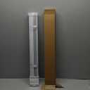 Aluminum Mini Blinds for Indoor Windows Cordless 1In No Holes 100% Privacy Protection L-Shaped Slats Room Darkening Horizontal Window Blinds for Office,Home, White, Custom Size