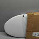 Little2Big Toilet Seat with Built-In Toddler Potty Training Seat, Slow Close, Easy to Install, Made in USA, ELONGATED, White