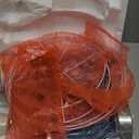 28 Tall Table Lamps Set of 2, Ceramic Navy Blue Bedside Lamps with USB Ports, Coastal Lamp with White Fabric Shade, Large Bedroom Table Lamps for End Table Living Room Nightstand