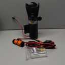 12V RV Portable Macerator Waste Pump for Sewage, 12GPM Suction 3.2 feet Lift 10 feet, Complete RV Macerator Pump Kit for Right Out of Box (Black)