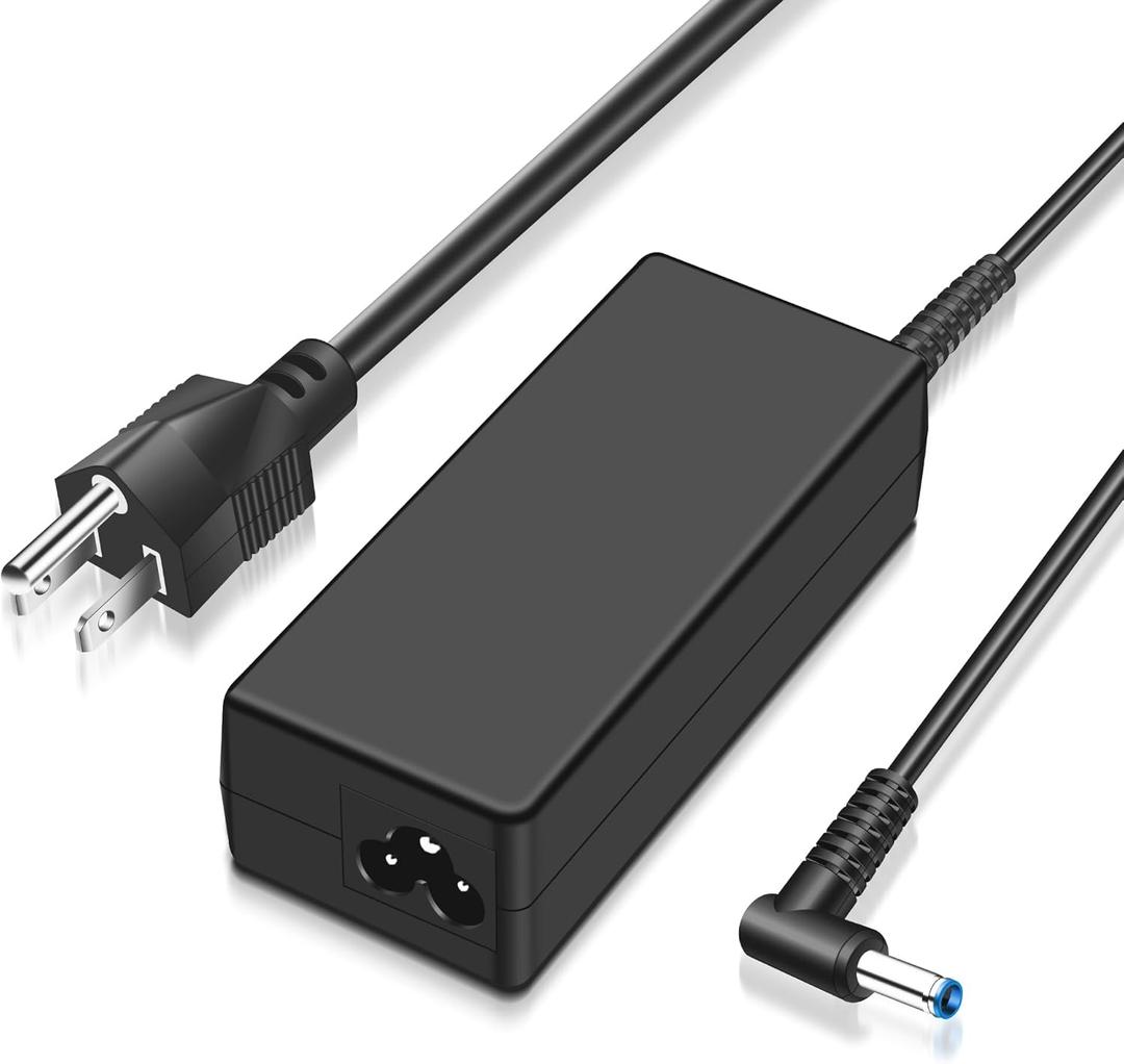 65W Charger for HP Laptop Chromebook 11 EE G2 G3 G4 Elitebook 830 840 G3 G4 G8 Pavilion x360 Smart Blue Tip Power Adapter