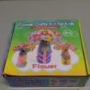 7july Crafts for Girls Ages 6-10 Make Your Own Flower Bouquet with Buttons and Felt Flowers, Vase Art and Craft for Children - DIY Activity Christmas Birthday Gift for Girls Age 6 7 8 9 10 Year Old