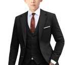 Suits for Boy Slim Fit Formal Dress Outfit Toddler Suit Blazer Vest Pants Kids Tuxedos, Size: 6