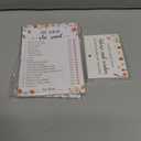 STOFINITY Wildflower Bridal Shower Games for Guests - Wedding Advice and Wishes for The Mr and Mrs, Find The Guest Bingo Bridal Shower Decorations, Funny He Said She Said Would You Rather Game Ideas
