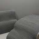 Dog Stairs Ramp for High Beds Up to 25" H - 5 Step Pet Stairs for Small to Large Dogs, 35D Foam Dog Steps for Couch with Non-Slip Bottom Grey