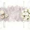 Cheesecloth Table Runner Cheese Cloth Sheer Boho Rustic Gauze 120 Inch 10FT for Wedding Party Birthday Home Decor (Dusty Pink, 1 Pack)