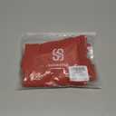 SUUKSESS Women Sexy Mesh Sheer Crop Tank Tops Sleeveless Ruched Going Out Tops (Orange Red)