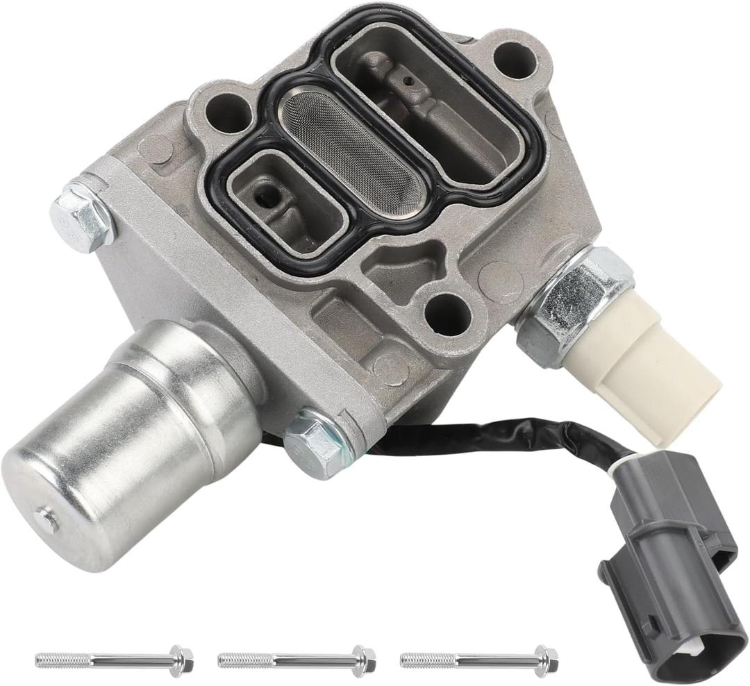 VTEC Solenoid Spool Valve with Gasket Compatible with Honda Civic 1.7L 2001-2005 Replacement for 15810-PLR-A01 15810PLRA01 916-707