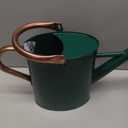 1 Gallon Metal Watering Can with Removable Spout, Nice Galvanized Steel Water Can with Embossed Design for Indoor and Outdoor Plants