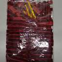 20 Pcs Burgundy Large Velvet Christmas Bows 4.7 x 11 Big Pre Tied Handmade Fringe Velvet Ribbon Bows 1 Wide Rustic Crafts Gift-Bows with Twist Tie for Gift Wrapping Christmas Decor