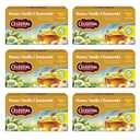 Celestial Seasonings Chamomile Tea Bags - Honey Vanilla Herbal Tea, Caffeine Free, 20 Bags Per Box (Pack of 6) (EXP 03/16/28)