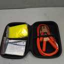 Emergency Car Tool Kit Roadside Assistance Tool Kit, Vehicle Safety Tool with Headlamp, Gloves and Jumper Cable Kit, Essential Car Accessories for Men, Women