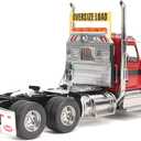 1:32 Scale Peterbilt Model 589 131-inches-BBC Day-Cab Tandem-Axle Truck Tractor (Legendary-Red Color) - Transport Series | 1:32 Scale Diecast Collectible Model 71146