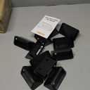 Goovilla 4x4 Post Caps Black(Actual 3.5" x 3.5"), 24 Pack Fence Post Caps with 48 Screws and Easy Installation, Sturdy Waterproof Plastic Deck Post Caps with Frosted Finishing Touch, Protect Wood Post