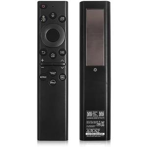 BN59-01385A Solar Voice Remote Replacement for Samsung Frame Smart TV Remote with Bluetooth Rechargeable Solar Cell, Compatible with Samsung 2021-2022 Neo LED 4K Ultra HD TV, 4 Shortcut Buttons, Black