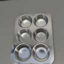 Nordic Ware Naturals Compact Muffin Pan - Natural Uncoated Aluminum, Toaster Oven and Broiler Safe