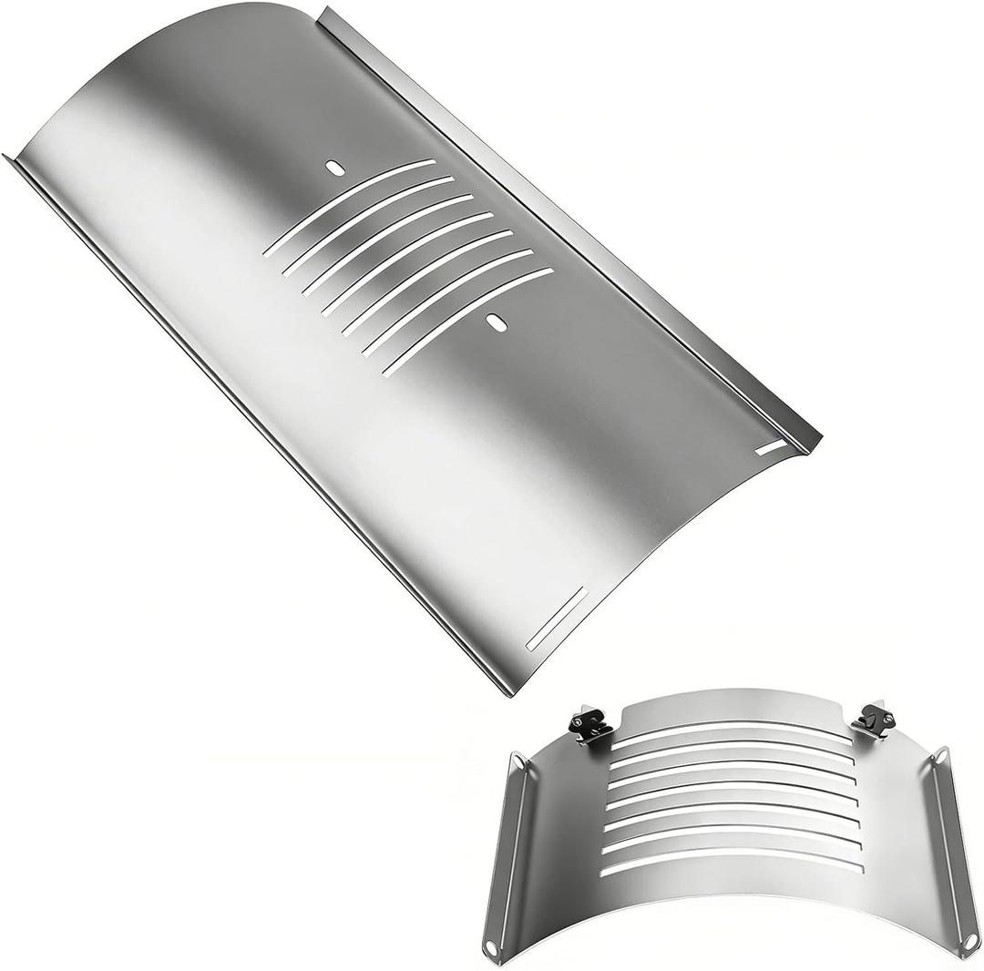 2 x Replacement Flame Broiler Kit for Pit Boss PB820 & PB850 Series Pellet Grills Includes Adjustable Slide Cover, Bottom Plate, and Side Handles Compatible with 820D3, 850PS2, 820ME,Sportsman 820 & More