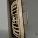 Cruise Ship Approved Fan  Up To 16 Hours Battery Life, USB Rechargeable, Battery-Powered Travel Fan for Sleeping  Magnetic Hook Included for Easy Hanging on Cabin Walls & Ceilings (Beige)