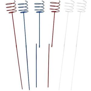Stick & Sip 4-Pack Metal Lawn Drink Holder Stakes - Outdoor Drink Holder Stakes for Yard & Beach Sand - Camping & Party Beverage Stand - Holds Cans, Bottles & Cups (USA)