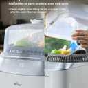 Bear Bottle Washer Pro, Baby Bottle Washer and Sterilizer and Dryer - All in One Machine for Bottles, Pump Parts & Baby Essentials with 90 Detergent Tablets - Effortless, Time-Saving