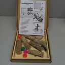 BNOSDM Portable Bird Perch Stand with Potty Tray, Natural Wood Tabletop Training Gym Parrot Playground Toy for Budgies, Cockatiels, Lovebirds, Conures Canaries