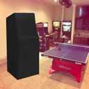 Game Machine Cover Waterproof & Dust-Proof Retro Home Arcade Machine Cover Electronic Game Cover Black