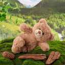 Apricot Lamb Toys Plush Brown Teddy Bear Stuffed Animal Soft Cuddly Perfect for Child 8 Inches