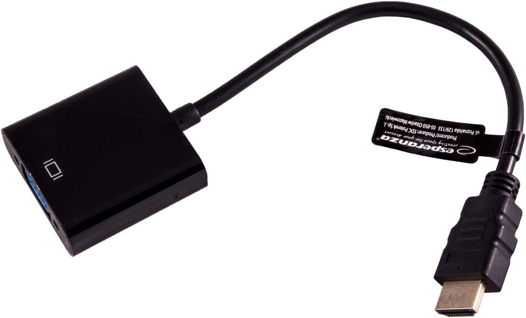 Gembird A-HDMI-VGA-04 Cable Adapter - Black