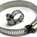 Hose clamp 316 Stainless Steel Hose Clamps Adjustable Hoop, SUS316 Tube Hardware,C009(232-254mm -8pcs)