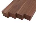 Barrington Hardwoods Black Walnut Lumber Turning Squares - 2" x 2" (4 Pieces) (2" x 2" x 6")