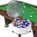 Upgraded Pool Ball Cleaner, Automatic Billiard Ball Cleaner and Polisher,Pool Ball Polishing for 16 Billiard and Snooker,Pool Balls Cleaner Machine,110v