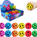 ZHEBAG Bouncy Ball, Colorful Big Super Bouncy Astro Balls, Extreme High Bouncing Balls for Kids,Fun Kids Lightweight Foam Jump Balls for Outside, Improve Hand Eye Coordination Ability (12 Pack)